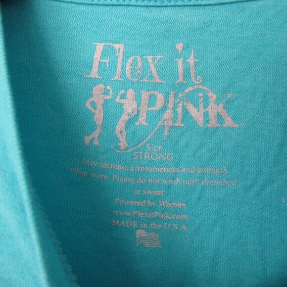 Like New - Flex It Pink Goal Print T-Shirt - Picture 4 of 9